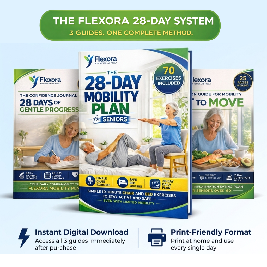 The Flexora 28-Day System — Bed, Chair & Mobility Exercises at Home
